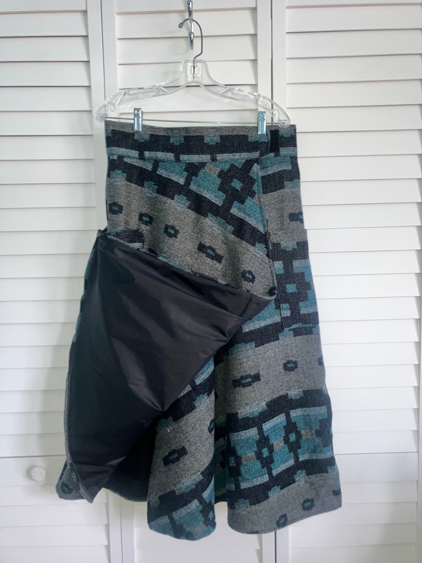 Blue Aztec Riding Skirt
