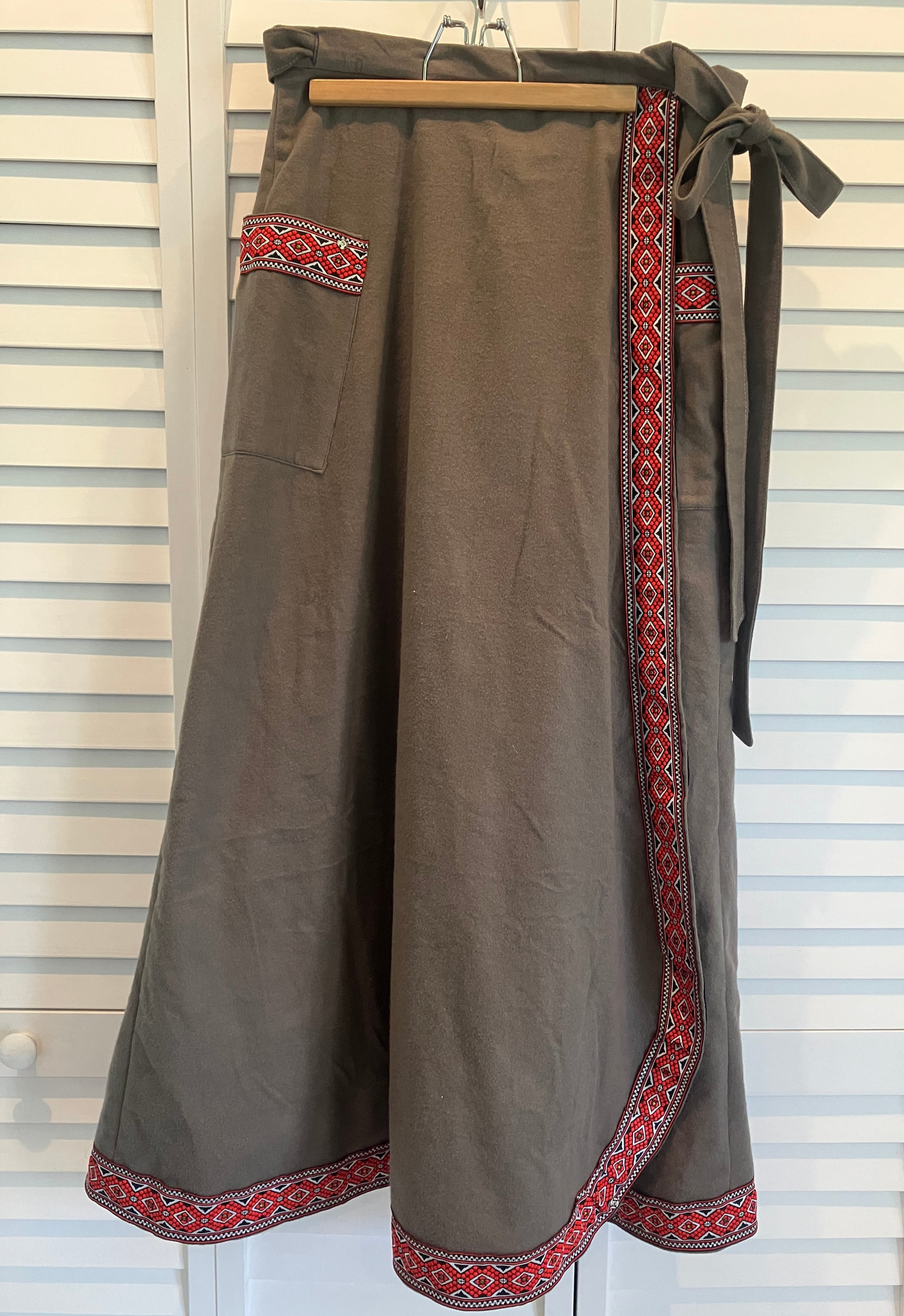 fleece riding skirt