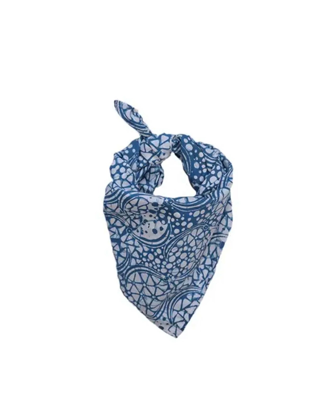 Batik Bandanna Blue Stone