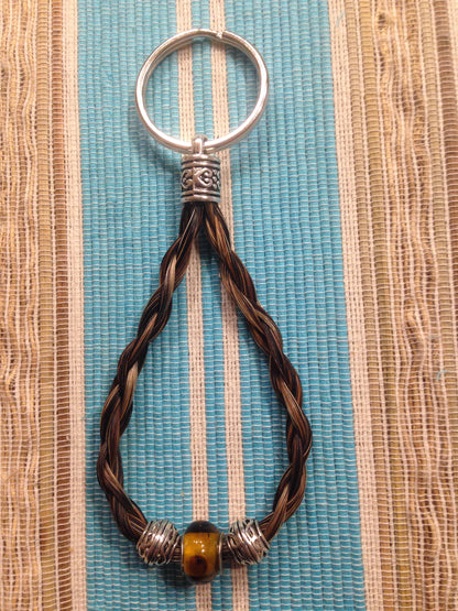 horse hair key chain