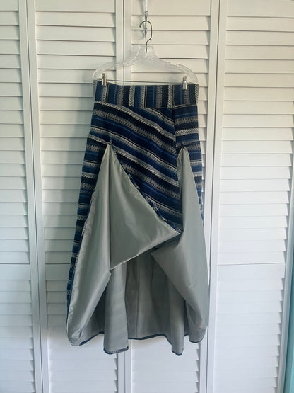 Blue Serape Riding Skirt