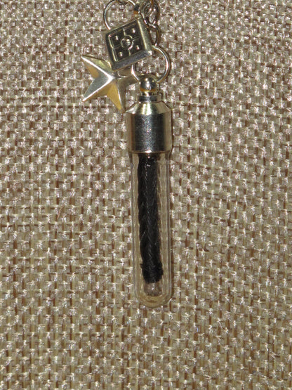 horsehair memento pendant charm