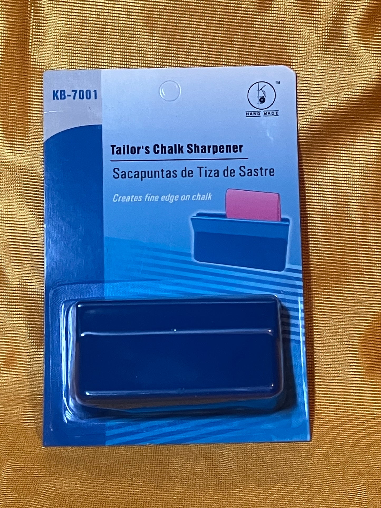 tailor's chalk sharpener blue